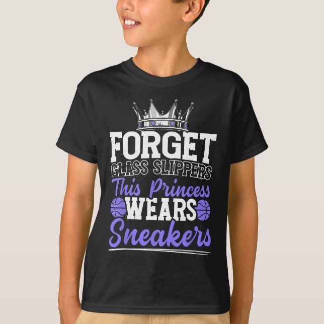 T-shirt Oubliez Les Chaussures En Verre Cette Princesse Po (Devant)