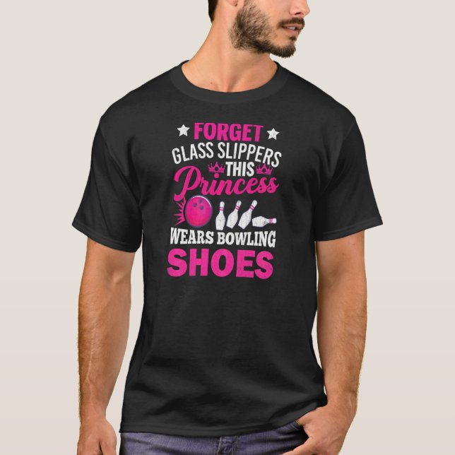 T-shirt Oubliez les Chaussures en Verre Joueur Bowler Grap (Devant)