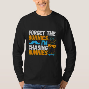 T-shirt Oubliez les lapins que je chasse les Hunnies Patin