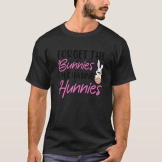 T-shirt Oubliez les lapins que je chasse les Hunnies Toddl
