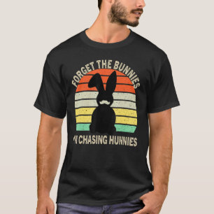 T-shirt Oubliez les lapins que je chasse les lapins Amusan
