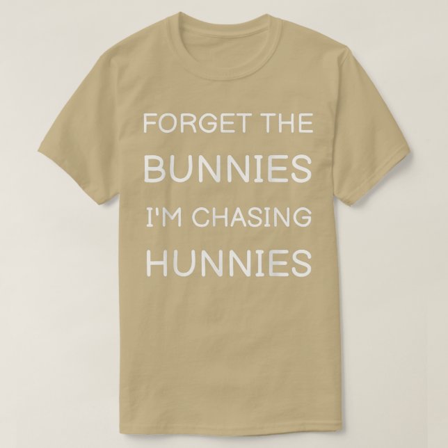 T-shirt Oubliez Les Lapins Que Je Poursuis Les Hunnies Tod (Design devant)