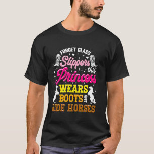T-shirt Oubliez les pantoufles de verre cette princesse mo