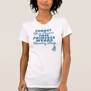 T-shirt Oubliez les pantoufles en verre, chaussures de