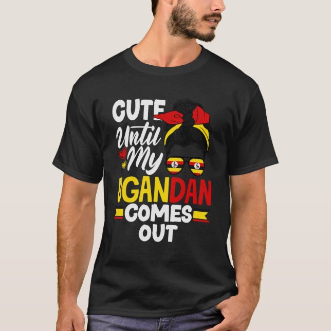 T-shirt Ouganda Ougandais Ouganda Drapeau Ougandais mignon (Devant)