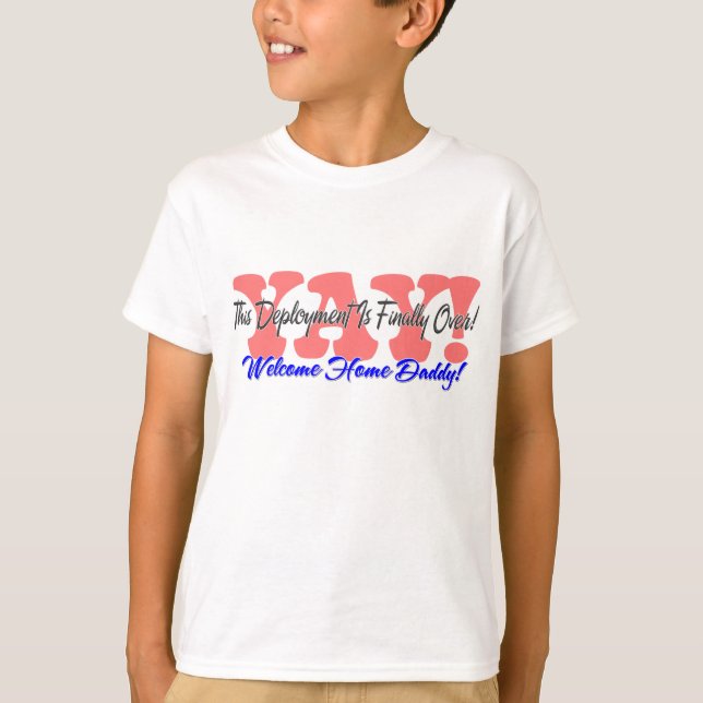 T-shirt OUI ! Bienvenue Papa ! (Devant)