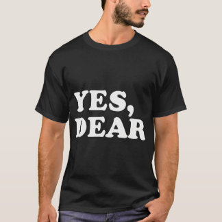 T-shirt Oui Cher mari marié à mari déshabillé Valentine'