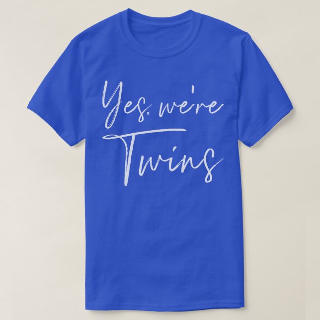 T-shirt Oui, des jumeaux (Design devant)