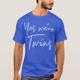 T-shirt Oui, des jumeaux