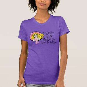 T-shirt Oui Ils Sont Faux Cancer du Sein Survivant