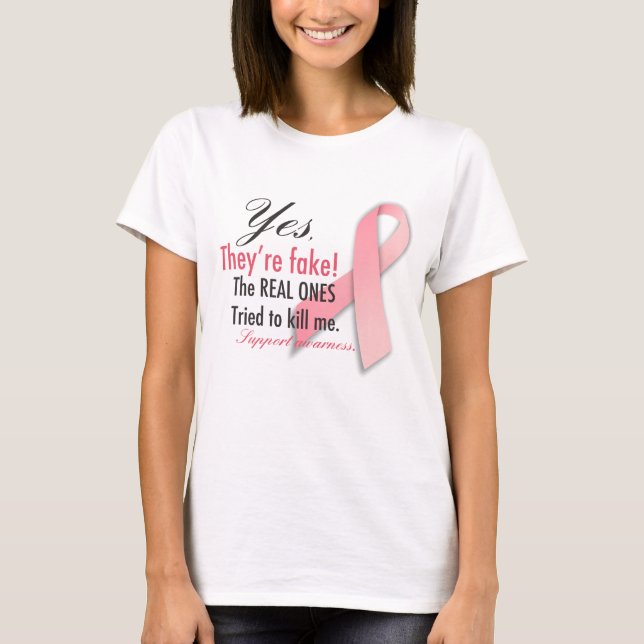 T-shirt OUI ils sont les faux vrais essayés pour me tuer (Devant)