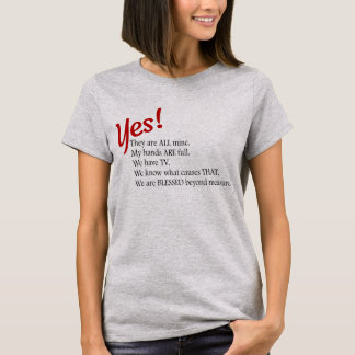T-shirt Oui ! Ils sont toute la chemise de mine