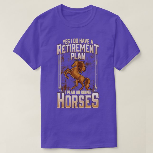T-shirt Oui, J'Ai Un Régime De Retraite Que Je Prévois Pou (Design devant)