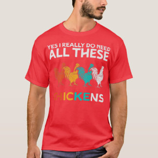 T-shirt Oui J'Ai Vraiment Besoin De Toutes Ces Élevages De
