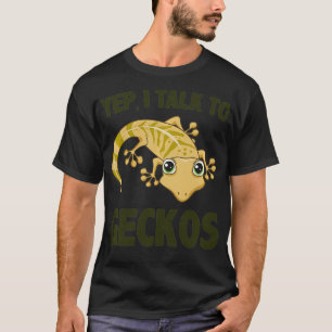 T-shirt OUI JE PARLE À GECKOS Funny Gecko Lizard Reptile L