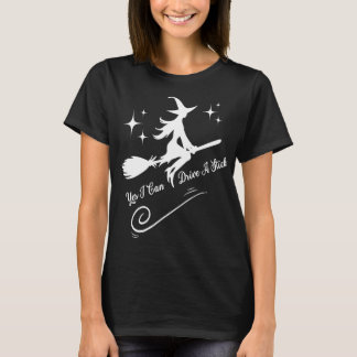 T-shirt Oui, je peux conduire un bâton couleur d'Halloween
