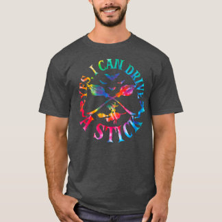 T-shirt Oui Je Peux Conduire Un Bâton Drôle Halloween sorc