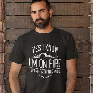 T-shirt Oui Je sais que je suis en feu