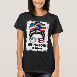 T-shirt Oui, je suis à la fois Portoricain et Américain