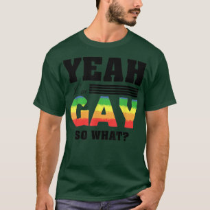 T-shirt Oui, je suis Gay LGBTQ Gay Lesbian Pride Déclarati