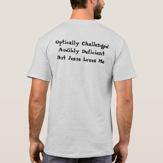 T-shirt Oui, je suis handicapé (Dos)