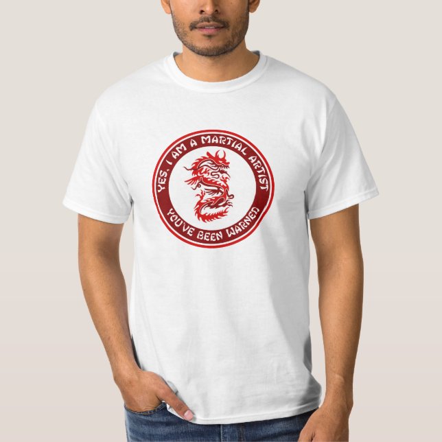 T-shirt Oui, je suis un artiste martial (Devant)