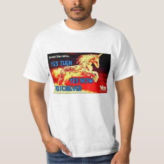 T-shirt Oui licorne - l'indépendance vient