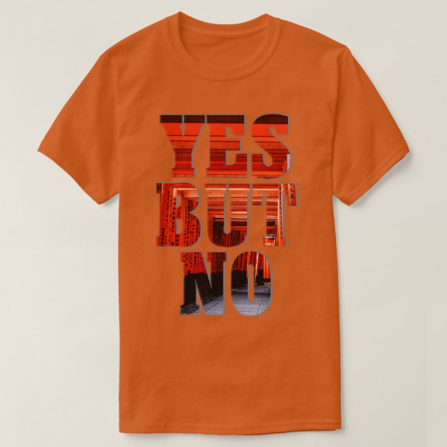 T-SHIRT OUI MAIS NON (Design devant)