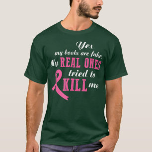 T-shirt Oui Mes Faux Mes Véritables Ont Essayé De Me Tuer