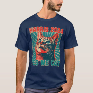 T-shirt Oui Nous Chat Propriétaires Chat Drôle Chat Lady P