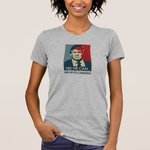 T-shirt Oui, nous pouvons aller au Canada — Anti-Trump 2
