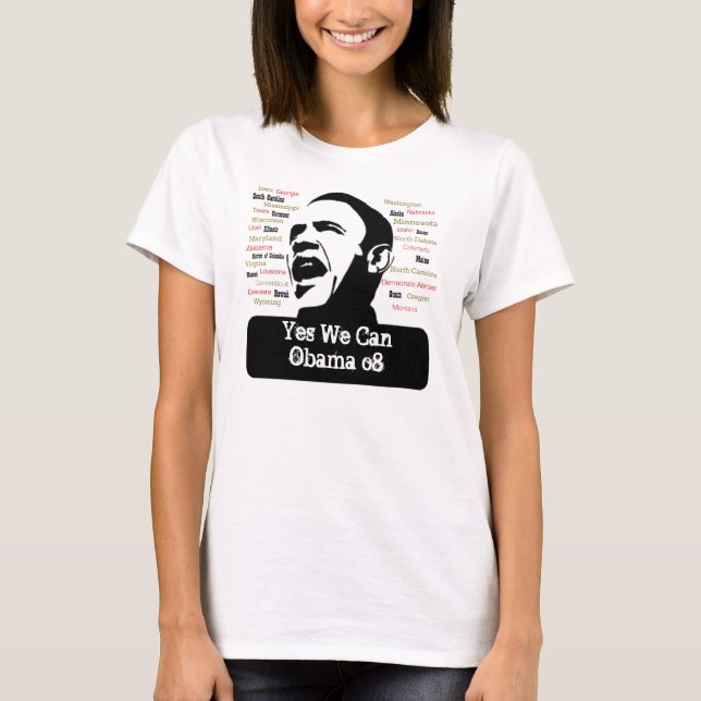 T-shirt "Oui nous pouvons" Graphic Tee (Devant)