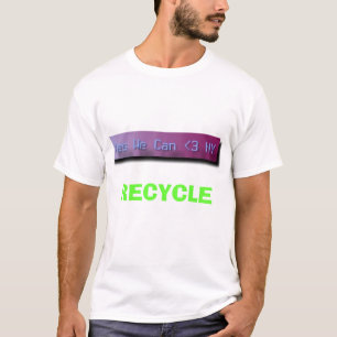 T-shirt OUI NOUS POUVONS L3 NY, RÉUTILISER, ROUE de CIEL -