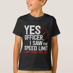 T-shirt Oui Officier Excès de Vitesse - Pour les Passionné