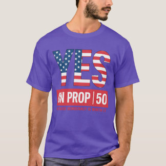 T-SHIRT OUI SUR PROP 50