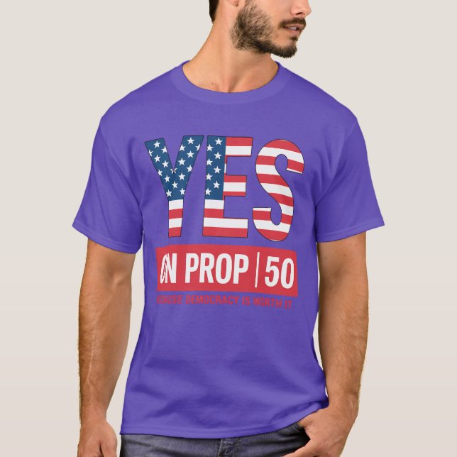 T-SHIRT OUI SUR PROP 50 (Devant)