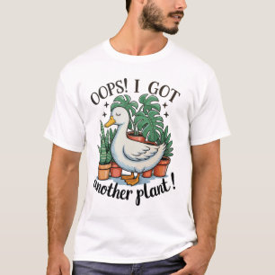 T-shirt Oups j'ai une autre oie végétale drôle jardinage