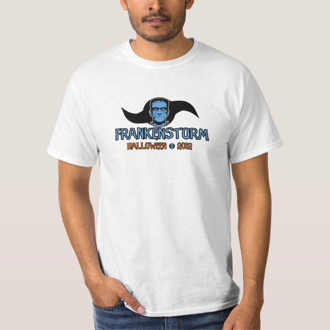 T-shirt Ouragan de Frankenstorm arénacé (Devant)