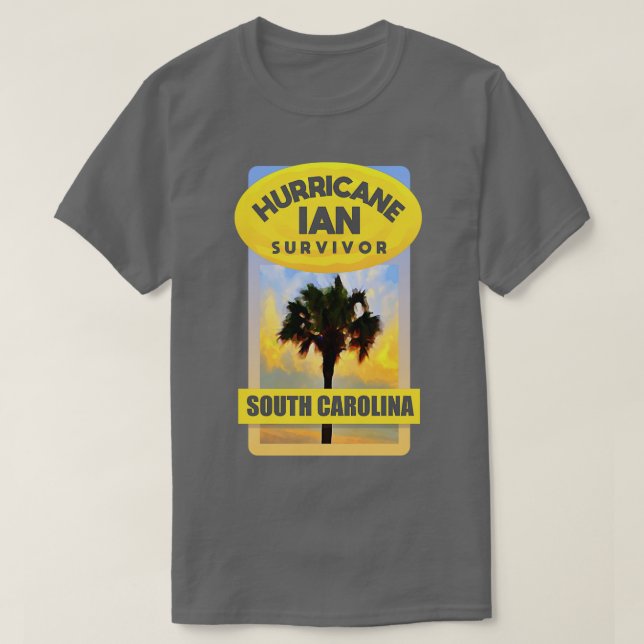 T-shirt Ouragan Ian Survivor Caroline du Sud (Design devant)