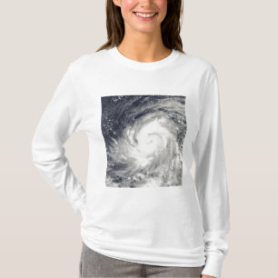 T-shirt Ouragan Lupit au-dessus de l'océan pacifique