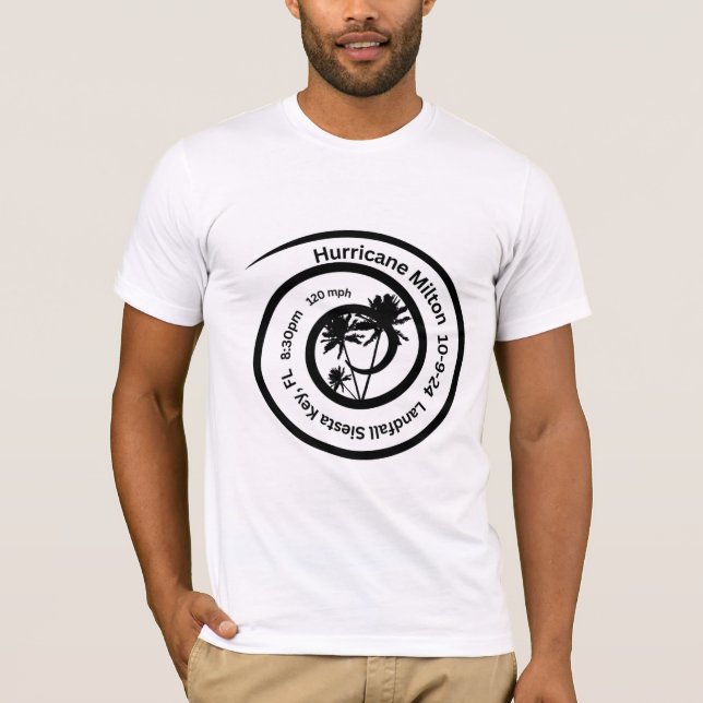 T-shirt Ouragan Milton 1 (Devant)