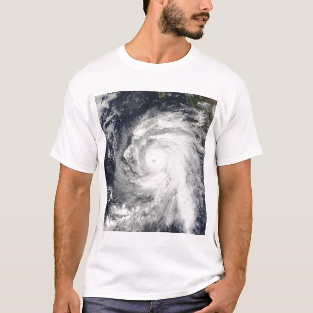 T-shirt Ouragan Rick au sud-ouest de la Basse Californie (Devant)