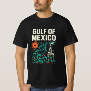 T-shirt Ouragans, Rigs pétroliers et Tortues de mer Golfe 