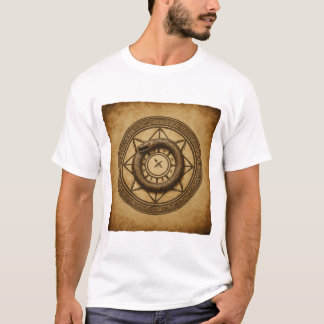 T-shirt Ouroboros Serpent Alchimique & Rune Design