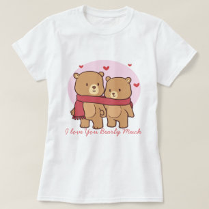 T-shirt ours amoureux
