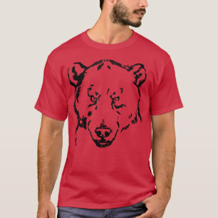 T-shirt Ours amusant Zookeeper Ours adorable Visage animal
