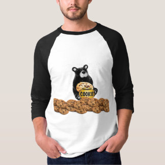 T-shirt Ours animal mignon de nourriture de dessert de