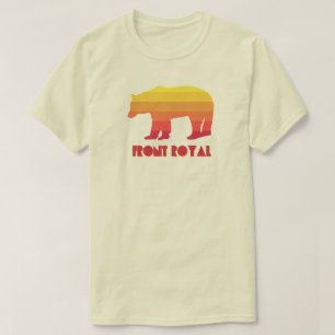 T-shirt Ours arc-en-ciel avant Royal Virginia