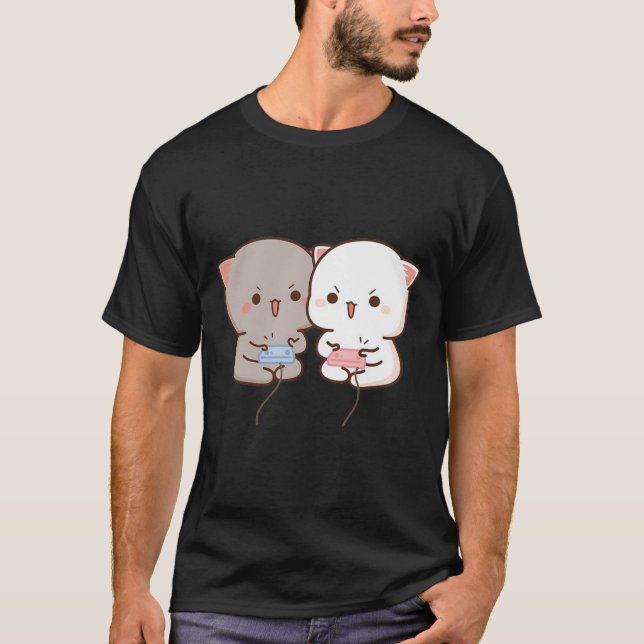 T-shirt ours au lait et mocha (Devant)