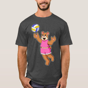 T-shirt Ours au sport de volley-ball